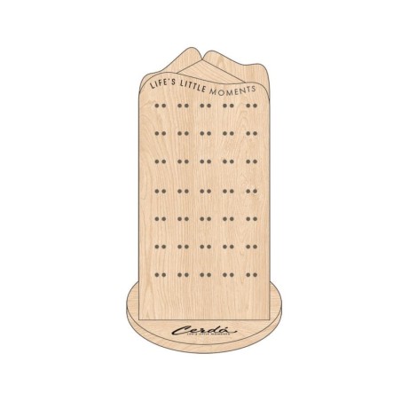 Display expositor vacio  carton ganchos - CI-9800000389 - Cerdá - SIN PERSONAJE