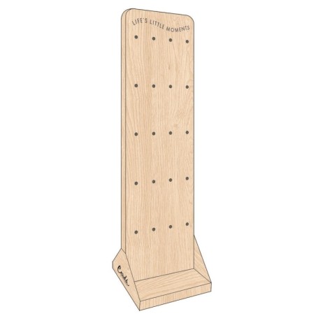 Display expositor vacio  carton ganchos - CI-9800000388 - Cerdá - SIN PERSONAJE