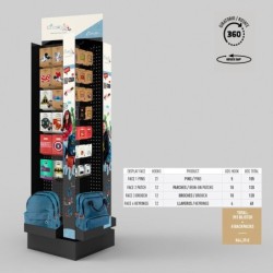 Display expositor vacio  de metal - CI-9800000287 - Cerdá - SIN PERSONAJE