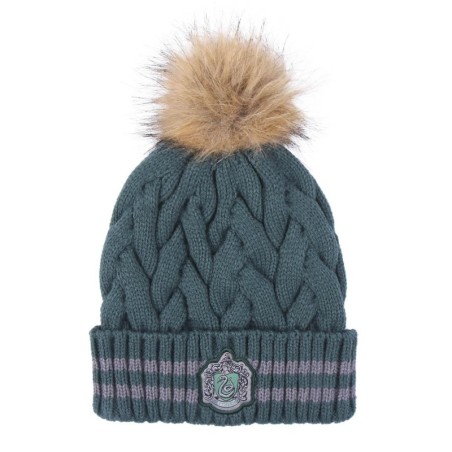 Gorro tricot pompom harry potter slytherin - CI-2200009659 - Cerdá - HARRY POTTER