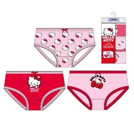 Pack 3 braguitas single jersey  hello kitty - CI-2900002980 - Cerdá - HELLO KITTY