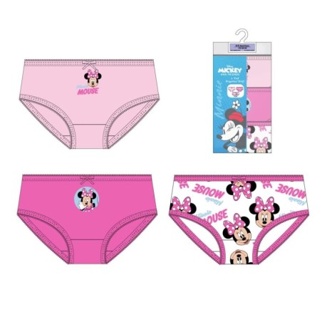 Pack 3 braguitas single jersey  minnie - CI-2900003313 - Cerdá - MINNIE