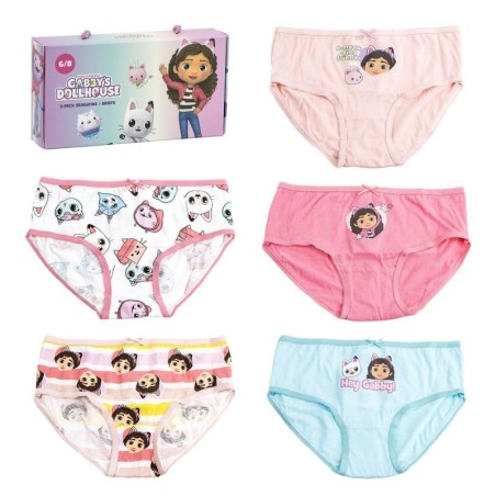 Pack 5 braguitas single jersey  gabbys dollhouse - CI-2900002514 - Cerdá - GABBYÂ´S DOLLHOUSE
