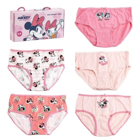 Pack 5 braguitas single jersey  minnie - CI-2900002516 - Cerdá - MINNIE