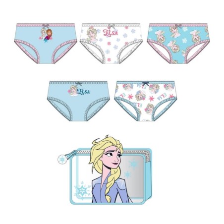 Pack braguitas single jersey en neceser  frozen - CI-2900003321 - Cerdá - FROZEN