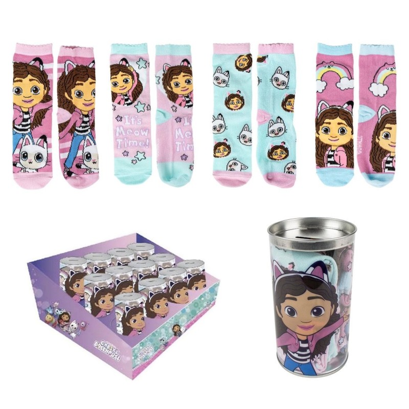 Pack 4 calcetines  gabbys dollhouse - CI-2900002307 - Cerdá - GABBYÂ´S DOLLHOUSE