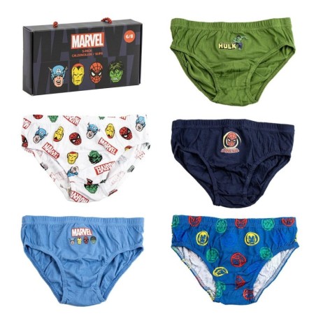 Pack 5 calzoncillos single jersey  marvel - CI-2900002522 - Cerdá - MARVEL