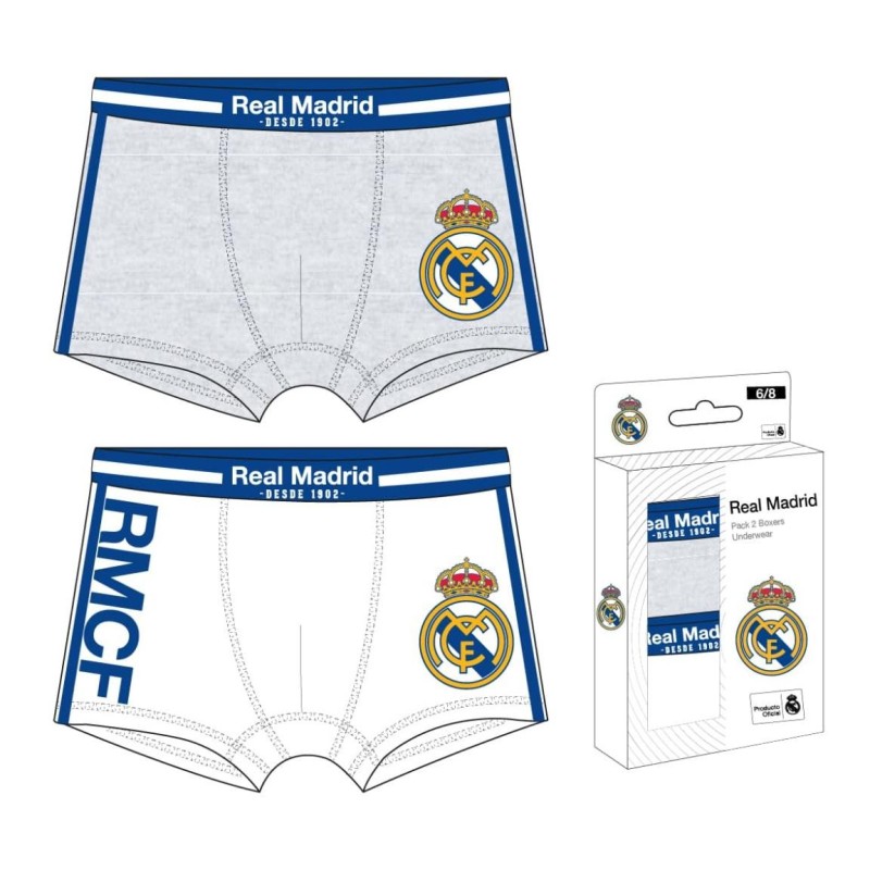 Pack 2 boxer single jersey real madrid - CI-2900003005 - Cerdá - REAL MADRID
