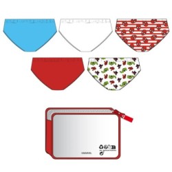 Pack calzoncillos single jersey en neceser  marvel - CI-2900003318 - Cerdá - MARVEL
