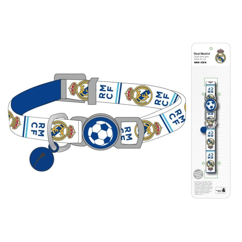 Collar para gato real madrid - CI-2800001897 - Cerdá - REAL MADRID