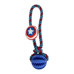 Juguete para perro cuerda avengers capitan america - CI-2800000714 - Cerdá - AVENGERS