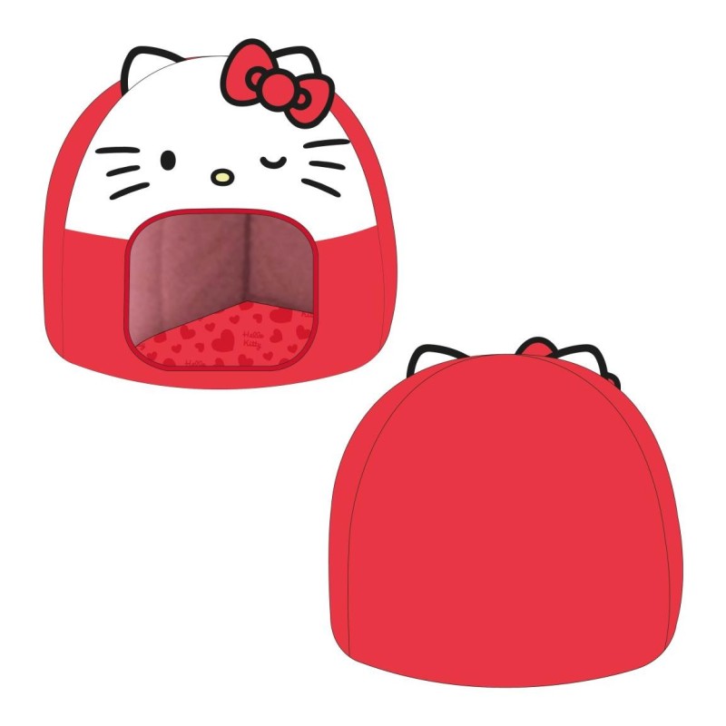 Cueva cama para perro hello kitty - CI-2800001801 - Cerdá - HELLO KITTY