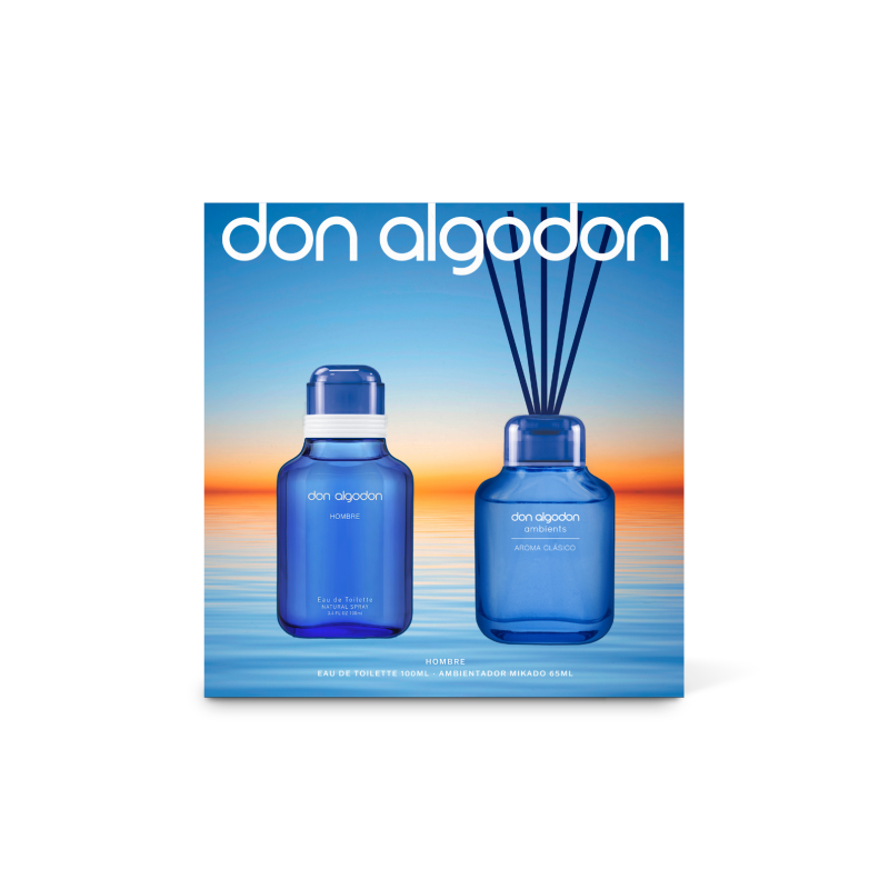 Set don algodón classic hombre edt 100ml + Ambientador Mikado 75ml-DA-25780399-Don Algodón