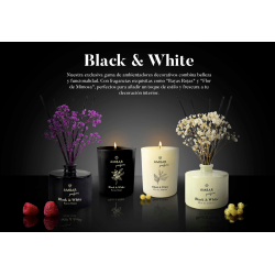 Vela perfumada flor de mimosa Ambar Black&White-AMB-10806233