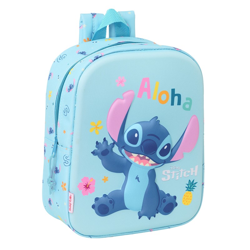 Mochila guardería 3d Stitch-SF-622554011-Safta