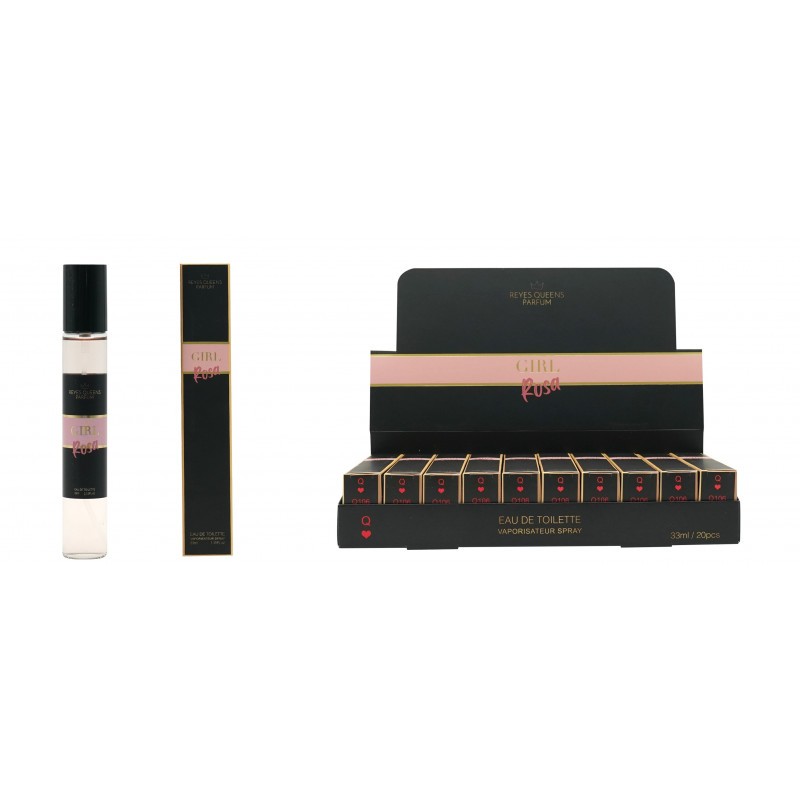 Agua de colonia Girs Rosa 33 ml-RQ-Q106P-Reyes Queens