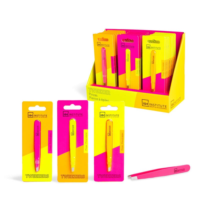 Pinzas depilación precisión neon-IDC-20222W-IDC INSTITUTE