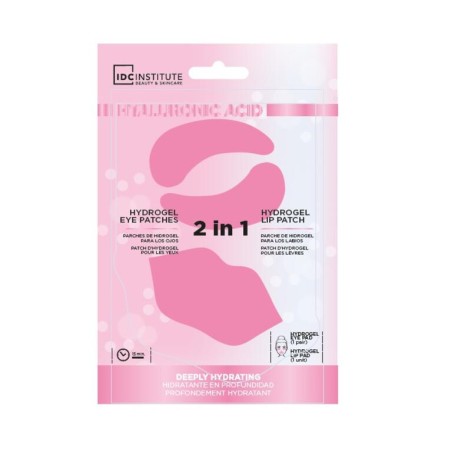Set mascarilla para ojos y mascarilla para labios con ácido hialurónico -CIDC-90382-IDC INSTITUTE