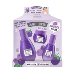 Set tratamiento facial Bouncy skin Arándanos colágeno: Tónico+Crema+Serum-CTFC-25310053-The Fruit Company