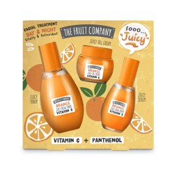 Set tratamiento facial Juicy skin Naranja vitamina C: Tónico+Crema+Serum-CTFC-25310003-The Fruit Company