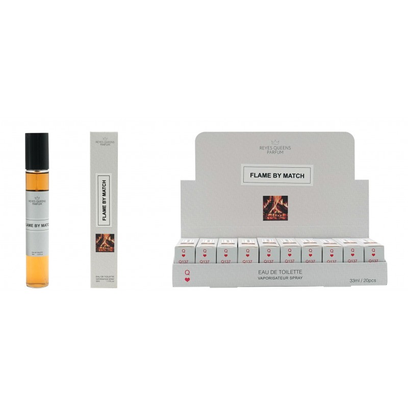 Flame By Match de colonia 33 ml unisex-RQ-Q137P-Reyes Queens