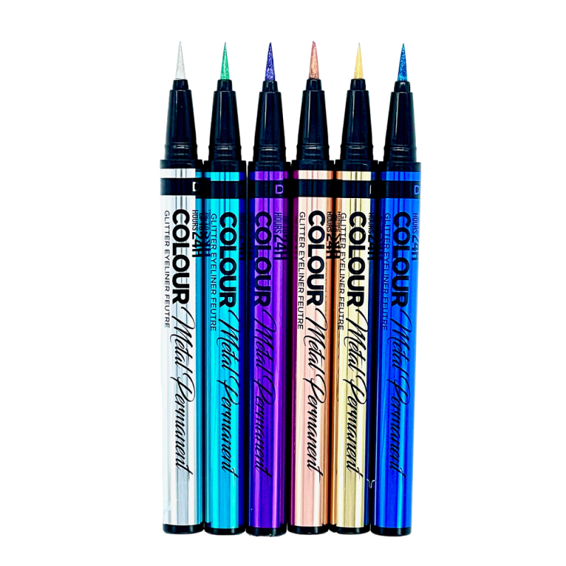 Colour metal permenent glitter eyeliner-DD-11247A-ddonna