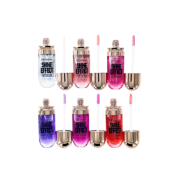 Lip cream shine effect...