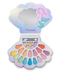 Paleta 21 sombras de ojos y aplicador concha mermaids -CMA-31101-Martinelia