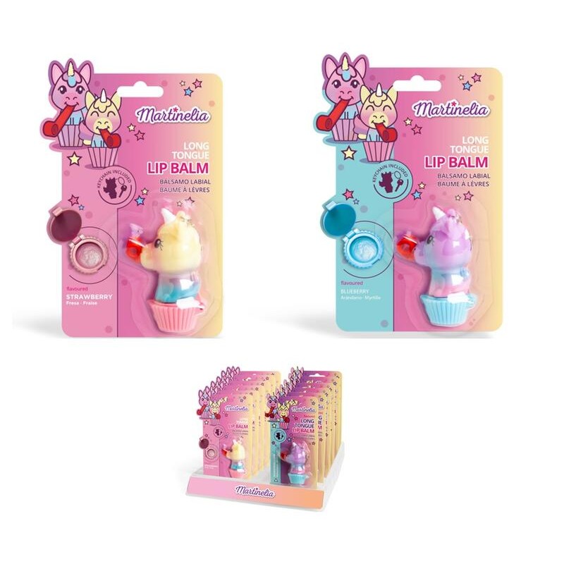 Bálsamo labial unicornio lengua mágica Martinelia-MA-79001BL-MARTINELIA