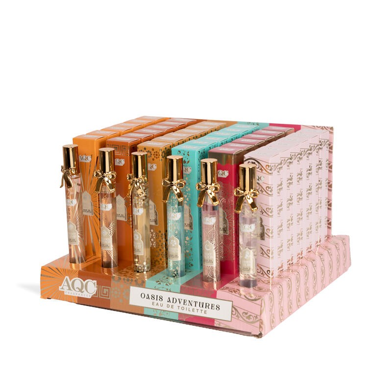 Display 36 fragancias en tubo de 35 ml Oasis adventures+tester AQC fragrances-AQC-90433