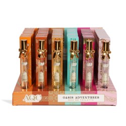 Display 36 fragancias en tubo de 35 ml Oasis adventures+tester AQC fragrances-AQC-90433