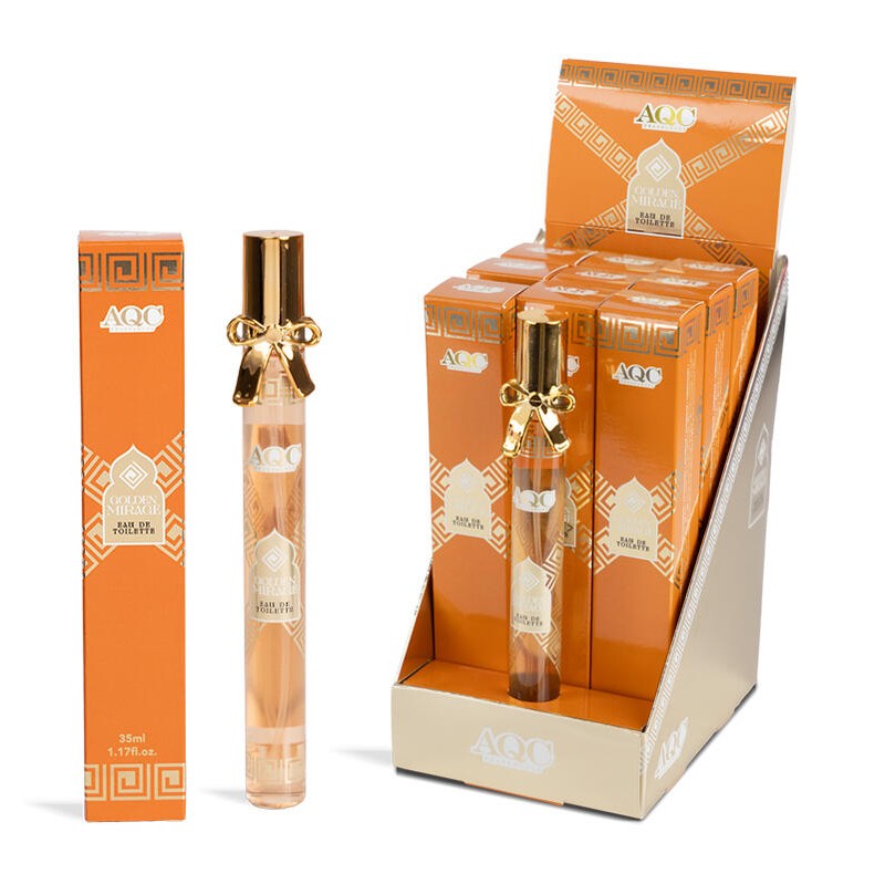 Golden Mirage fragancia formato tubo 35 ml AQC Fragrances+tester-AQC-90431