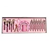 Set maquillaje profesional completo MakeUp Tools Pink Glitter-DD-021012A-ddonna