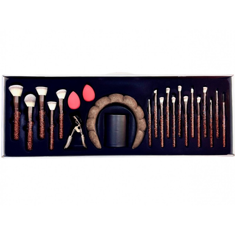 Set maquillaje profesional completo MakeUp Tools Pink red-DD-021012D-ddonna