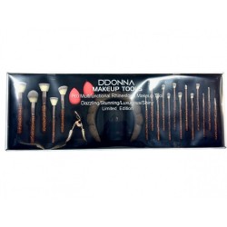Set maquillaje profesional completo MakeUp Tools Pink red-DD-021012D-ddonna