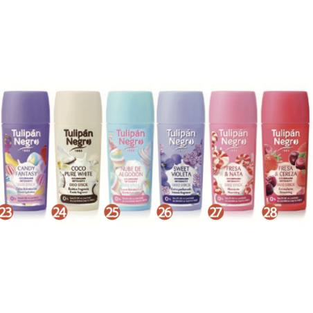 Mix deo stick gourmand tulipan negro aromas variados 60 ml-TN-317111-MIX-tulipan negro