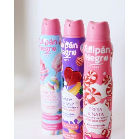 Mix deo spray tulipan negro gourmand 200 ml aromas surtidos: coco+nube de algodón+frea/nata-TN-318111-Mix-tulipan negro