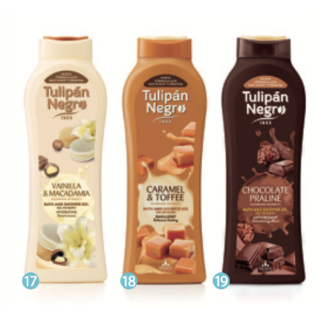 Mix gel baño y ducha tulipan negro  gourmand 650 ml-TN-931111-Mix-tulipan negro