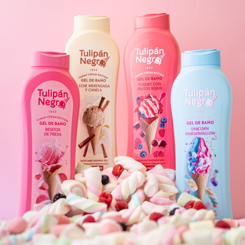 Mix gel baño y ducha tulipan negro  yummy cream  650 ml-TN-944111-Mix-tulipan negro