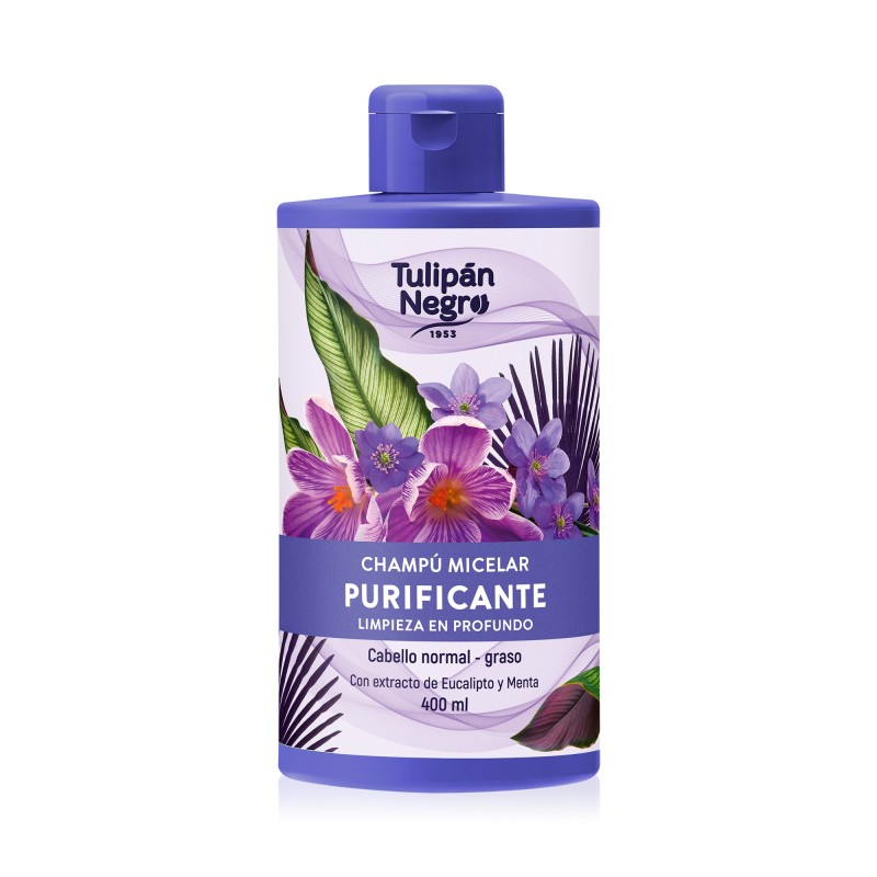 Champu micelar tulipan negro purificante 400 ml-TN-90210001-tulipan negro
