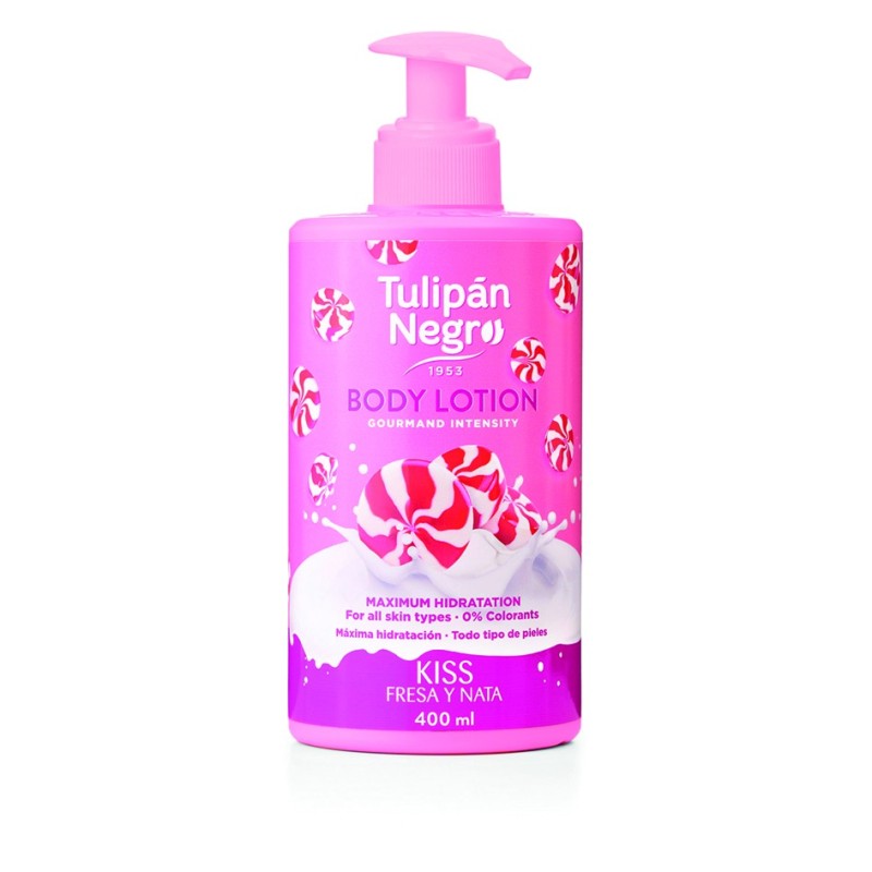 Body lotion tulipan negro gourmand fresa y nata 400 ml  bomba-TN-36450000-tulipan negro