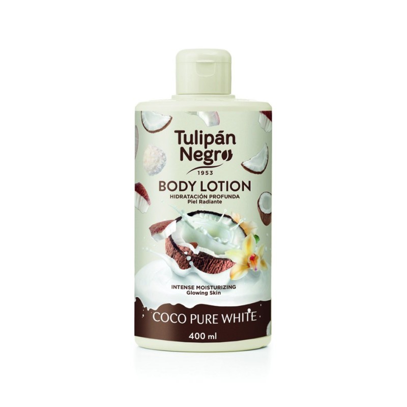Body lotion tulipan negro gourmand coco pure white 400 ml bomba-TN-36370000-tulipan negro