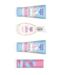 Estuche tulipan negro nube de algodon 4 pzas-TN-99440001-tulipan negro