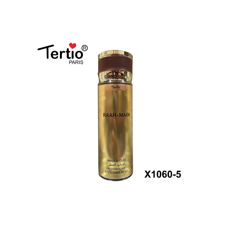 Bruma Perfumada Árabe RAAH-MAIN Amber Oud 250 ml -X1060-5
