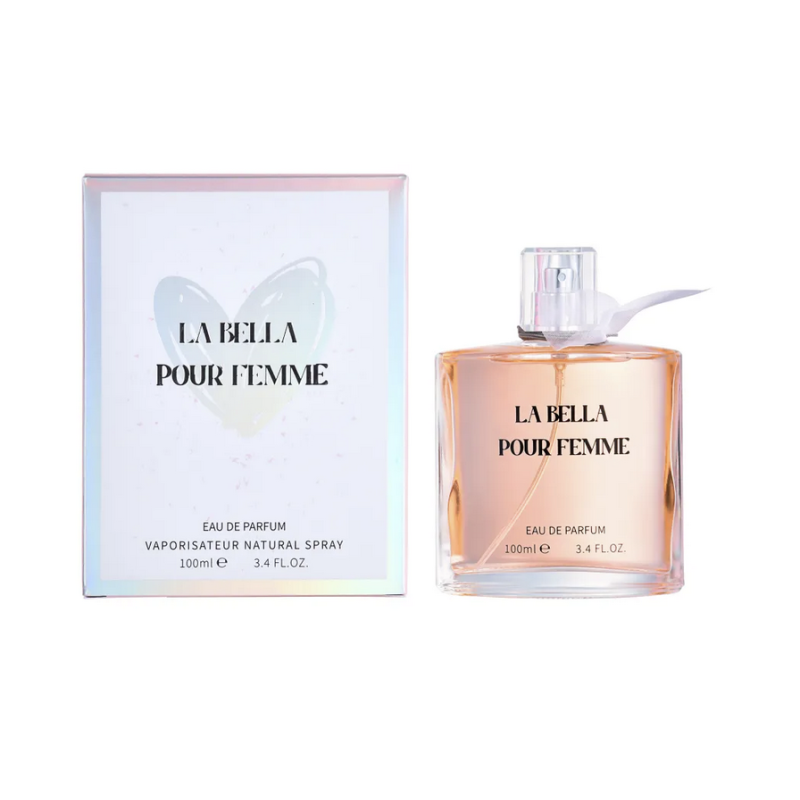 Agua de perfume con vaporizador para mujer LA BELLA  100 ml  X2005-5