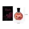 Agua de perfume con vaporizador para mujer Black 100 ml N32  X1001-32