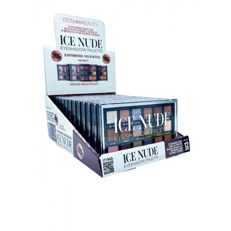 Paleta 18 sombras de ojos Ice nude-DD-11194A-ddonna