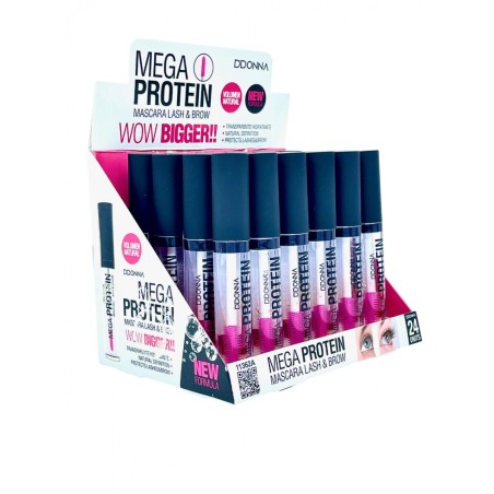 Máscara pestañas mega protein transparent-DD-11362A-ddonna