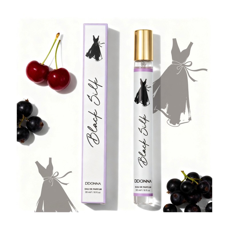 Agua de perfume con vaporizador Black Silk 35 ml DD-30113-ddonna