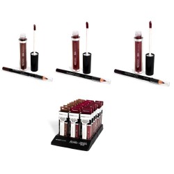 Brillo de labios y...